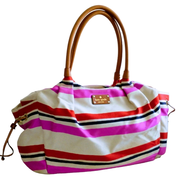 Kate Spade Stevie Canvas Diaper Bag - Picture 9 of 16